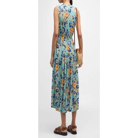 ULLA JOHNSON Irina Floral Maxi Dress in Morning Dew NWT Size Large - Picture 2 of 10